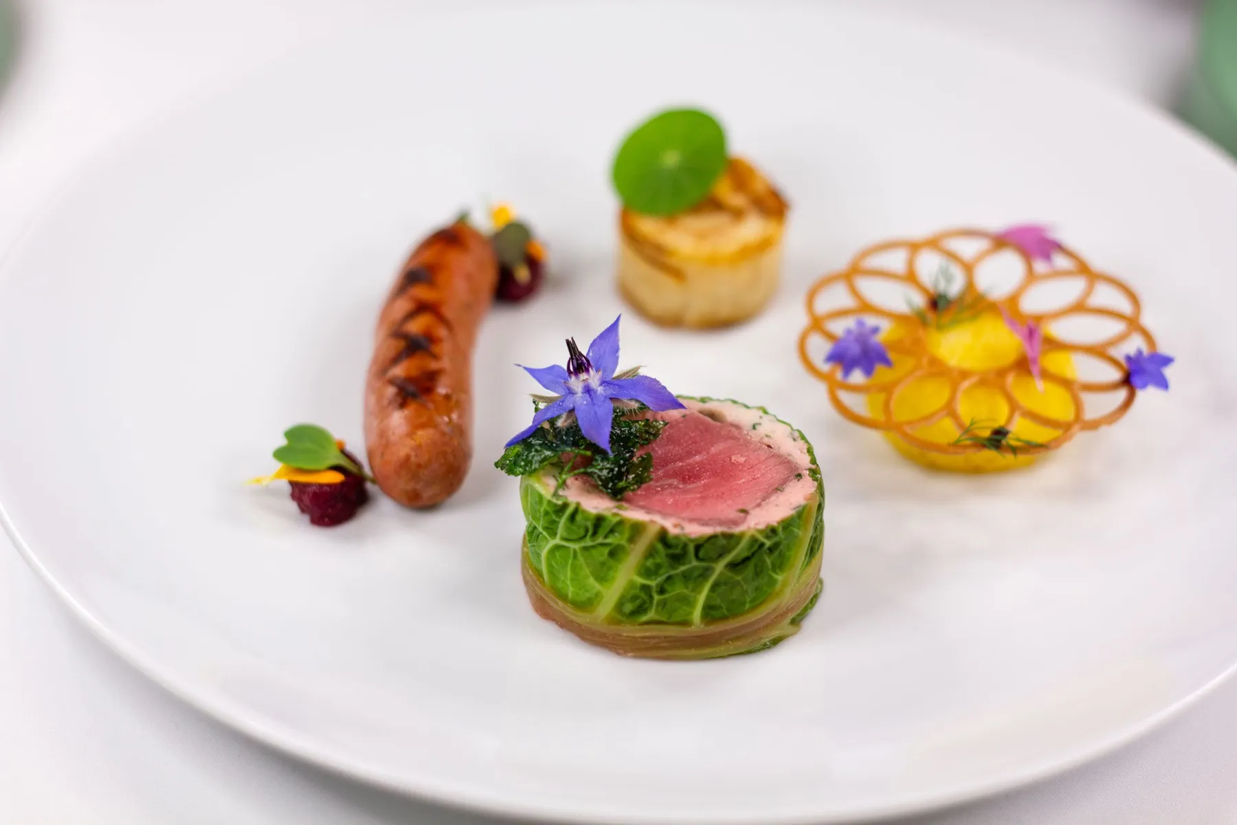 plated supper dish